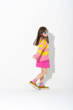 Sale Marques ' Almeida STRIPE CREW NECK KNIT JUMPER MULTICOLOUR