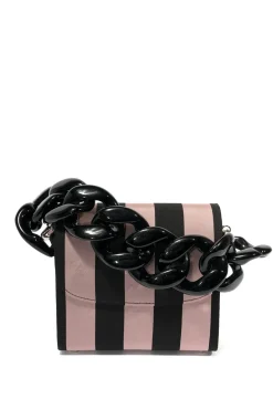 Clearance Marques ' Almeida STRIPPED CHAIN BAG MULTICOLOUR