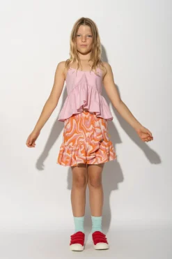 Outlet Marques ' Almeida TERRY WAVY PRINT SHORT SKIRT MULTICOLOUR