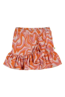 Outlet Marques ' Almeida TERRY WAVY PRINT SHORT SKIRT MULTICOLOUR