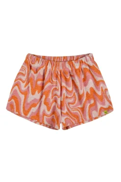 Marques ' Almeida TERRY WAVY PRINT SHORTS MULTICOLOUR