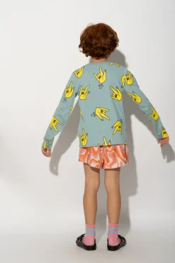 Marques ' Almeida TERRY WAVY PRINT SHORTS MULTICOLOUR