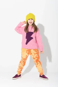 Marques ' Almeida THUNDER CREW NECK KNIT JUMPER PINK