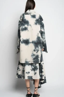 Best Marques ' Almeida TIE DYE BLACK XXL SHIRT BLACKWHITE