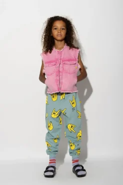 Hot Marques ' Almeida HANDS PRINT SWEATPANTS TURQUOISE