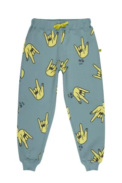 Hot Marques ' Almeida HANDS PRINT SWEATPANTS TURQUOISE