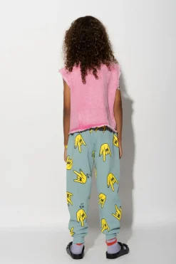 Hot Marques ' Almeida HANDS PRINT SWEATPANTS TURQUOISE