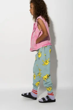 Hot Marques ' Almeida HANDS PRINT SWEATPANTS TURQUOISE