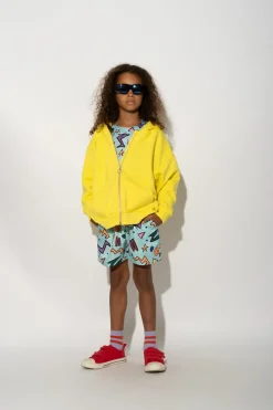 Clearance Marques ' Almeida SQUIGGLE PRINT SWIM SHORT TURQUOISE