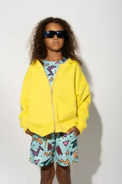 Clearance Marques ' Almeida SQUIGGLE PRINT SWIM SHORT TURQUOISE