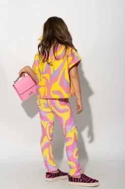 Best Marques ' Almeida WAVY PRINT LEGGINGS MULTICOLOUR