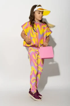 Best Marques ' Almeida WAVY PRINT LEGGINGS MULTICOLOUR