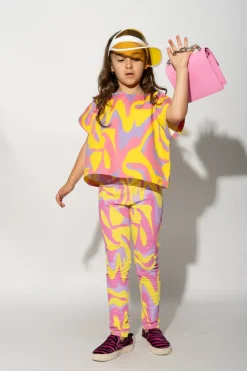 Best Marques ' Almeida WAVY PRINT LEGGINGS MULTICOLOUR