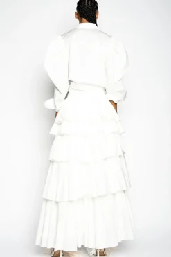 New Marques ' Almeida BALLOON SLEEVE SHIRT WHITE