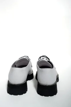 Hot Marques ' Almeida BROGUE W/ BLANKET STITCH WHITE