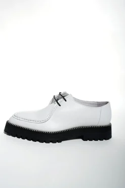 Hot Marques ' Almeida BROGUE W/ BLANKET STITCH WHITE