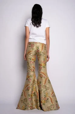 Clearance Marques ' Almeida CAP SLEEVE T-SHIRT WITH GOLD LOGO WHITE