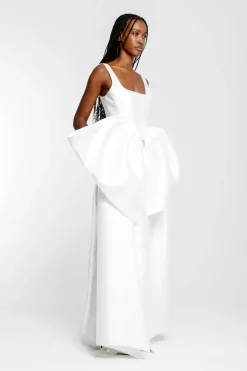 Best Marques ' Almeida FRONT BOW TOP WHITE