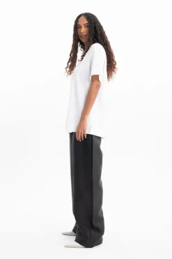 Hot Marques ' Almeida OVERSIZED T-SHIRT WITH GOLD LOGO WHITE