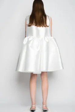 Sale Marques ' Almeida SHORT SLEEVELESS PUFF DRESS WHITE