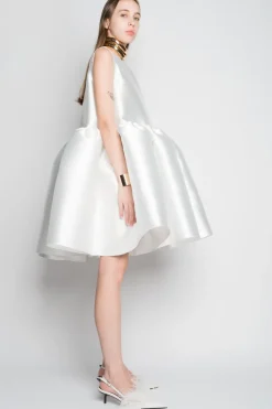 Sale Marques ' Almeida SHORT SLEEVELESS PUFF DRESS WHITE