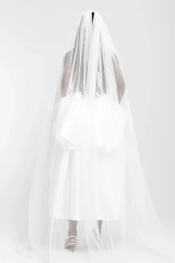 Clearance Marques ' Almeida STRAPPY PUFF TOP WHITE