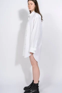 Sale Marques ' Almeida TEXTURED XXL SHIRT WHITE