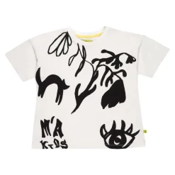 Online Marques ' Almeida T-SHIRT WITH PATCH EMBROIDERY WHITE