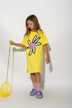 Discount Marques ' Almeida DAISY PRINT T-SHIRT DRESS YELLOW