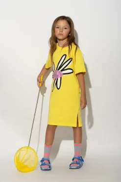 Discount Marques ' Almeida DAISY PRINT T-SHIRT DRESS YELLOW