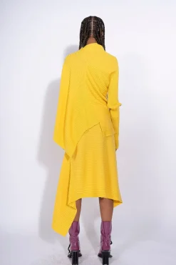 Discount Marques ' Almeida DRAPED SKIRT YELLOW