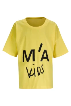 Discount Marques ' Almeida EMBROIDERED T-SHIRT YELLOW