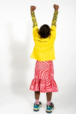 Discount Marques ' Almeida EMBROIDERED T-SHIRT YELLOW