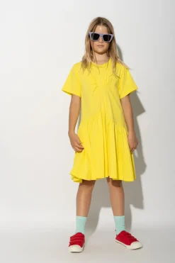 Hot Marques ' Almeida GATHERED DRESS YELLOW