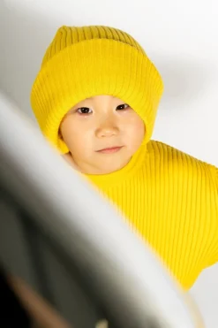 Hot Marques ' Almeida MERINO KNIT BEANIE YELLOW