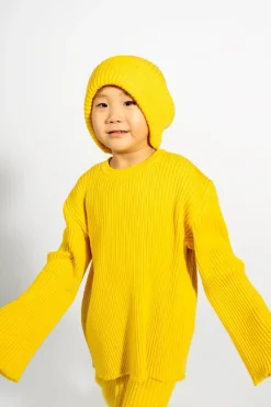 Hot Marques ' Almeida MERINO KNIT BEANIE YELLOW