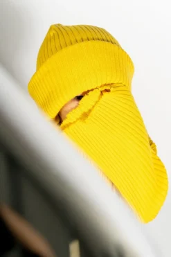 Hot Marques ' Almeida MERINO KNIT BEANIE YELLOW
