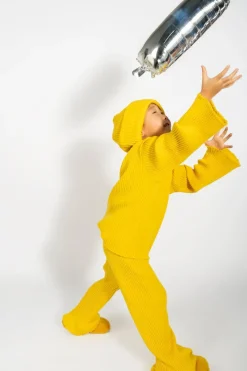 Best Marques ' Almeida MERINO KNIT TROUSERS YELLOW