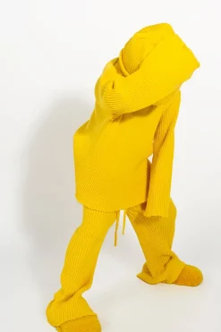 Best Marques ' Almeida MERINO KNIT TROUSERS YELLOW