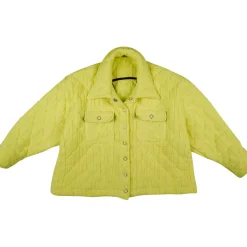 Marques ' Almeida OVERSIZED PADDED SHIRT YELLOW