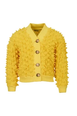 Sale Marques ' Almeida SPIKE CARDIGAN YELLOW