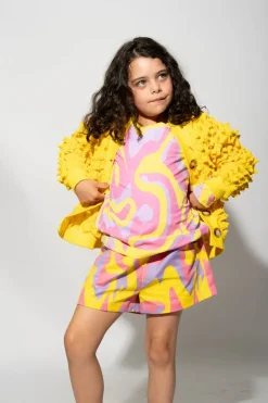 Sale Marques ' Almeida SPIKE CARDIGAN YELLOW