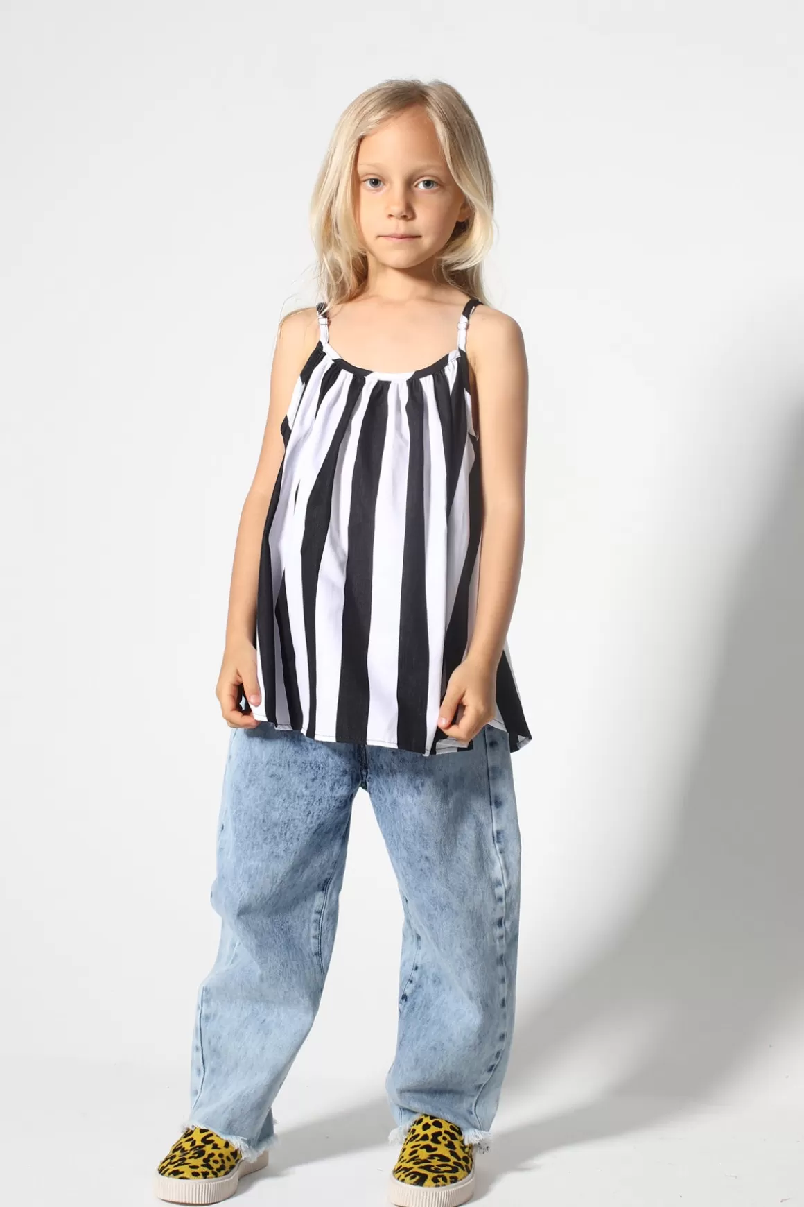 Best ACID WASH DENIM BAGGY TROUSERS Kids BOTTOMS