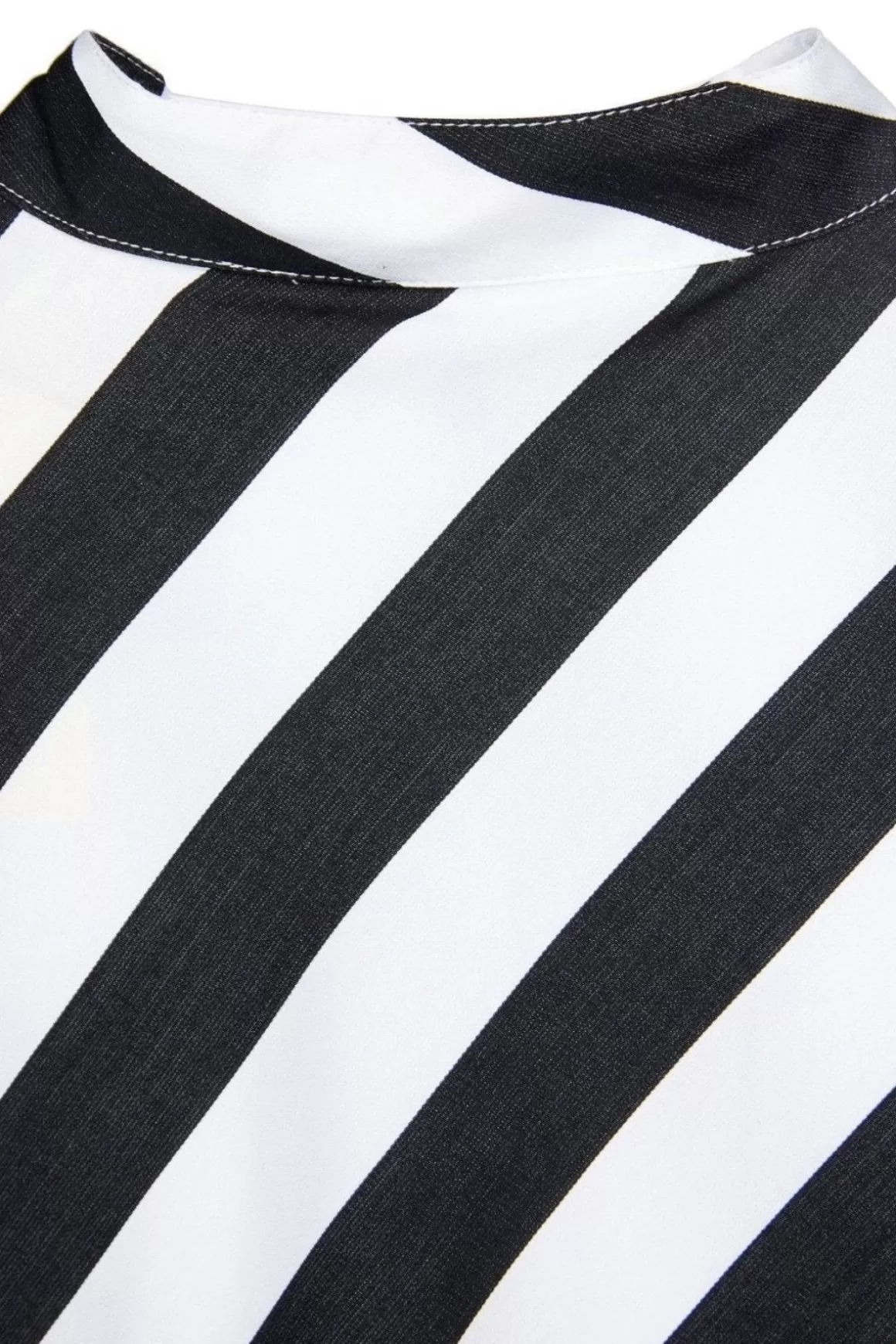 Best BLACK AND WHITE STRIPED SHIRTING LONG DRESS Kids DRESSES