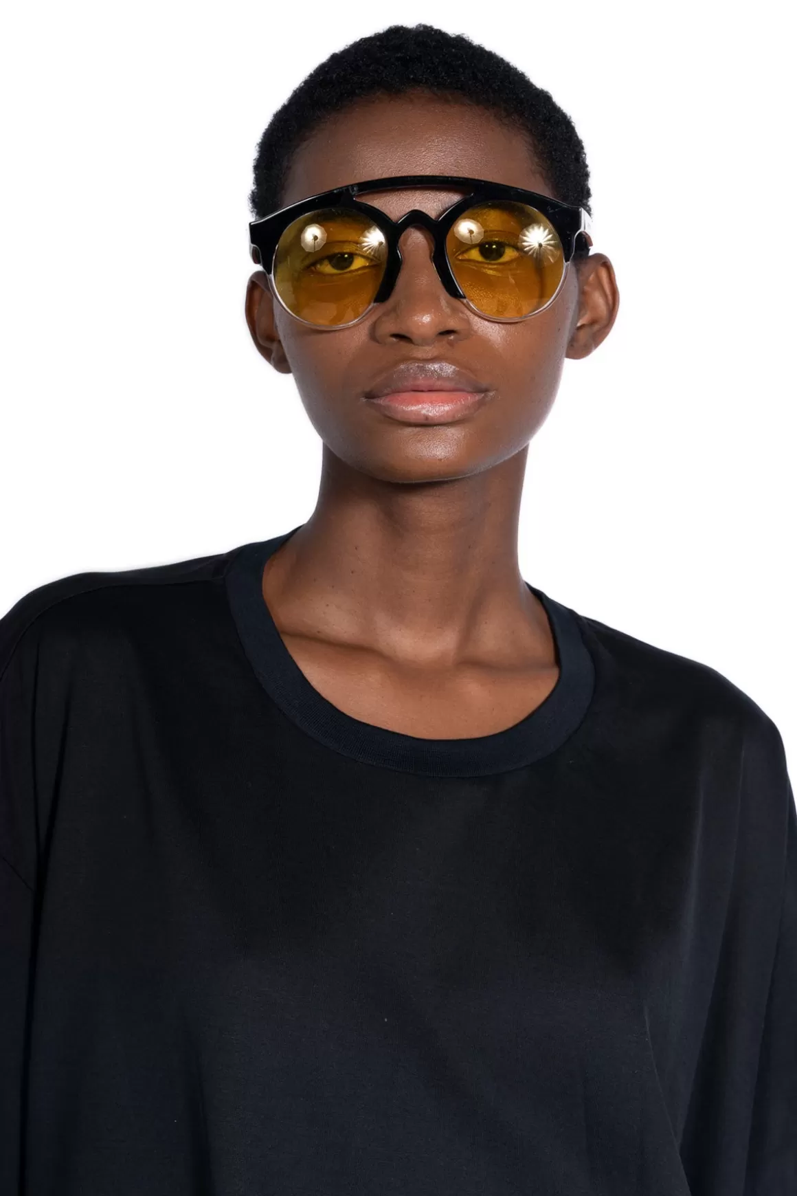 Cheap AND YELLOW BRIDGED SUNGLASSES ACCESSORIES