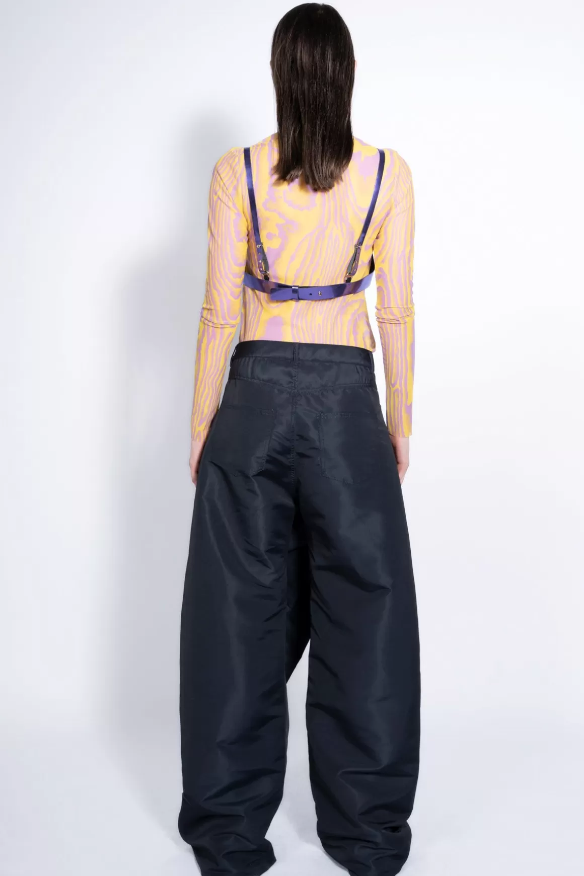 Cheap BOYFRIEND TROUSERS WITH BOW Women BOTTOMS | M'A PARTY