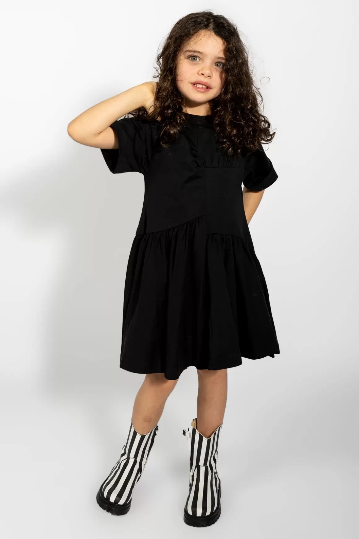 Cheap GATHERED JERSEY T-SHIRT DRESS Kids DRESSES | JERSEY