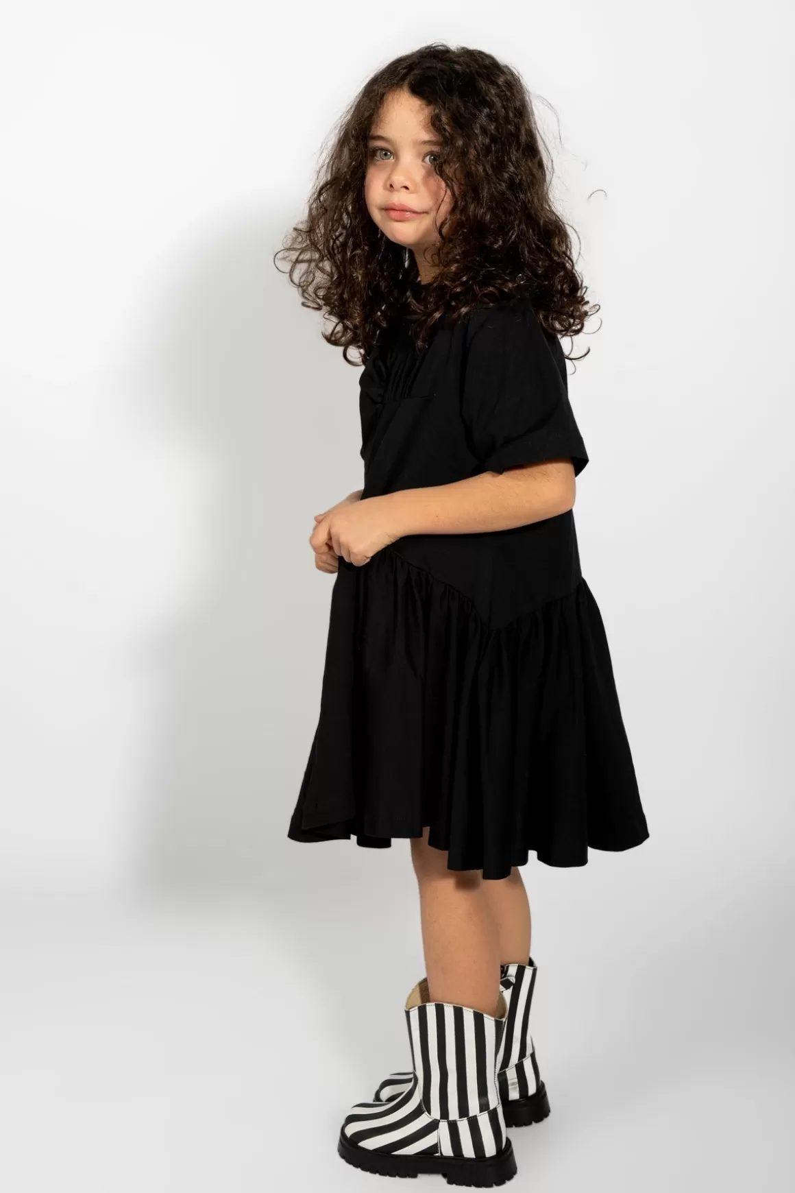 Cheap GATHERED JERSEY T-SHIRT DRESS Kids DRESSES | JERSEY