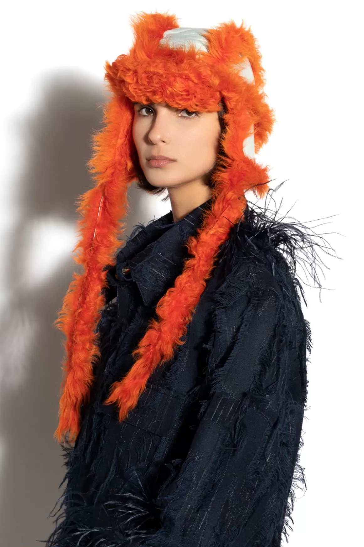 Store BLUE AND ORANGE EAR COVER HAT ACCESSORIES