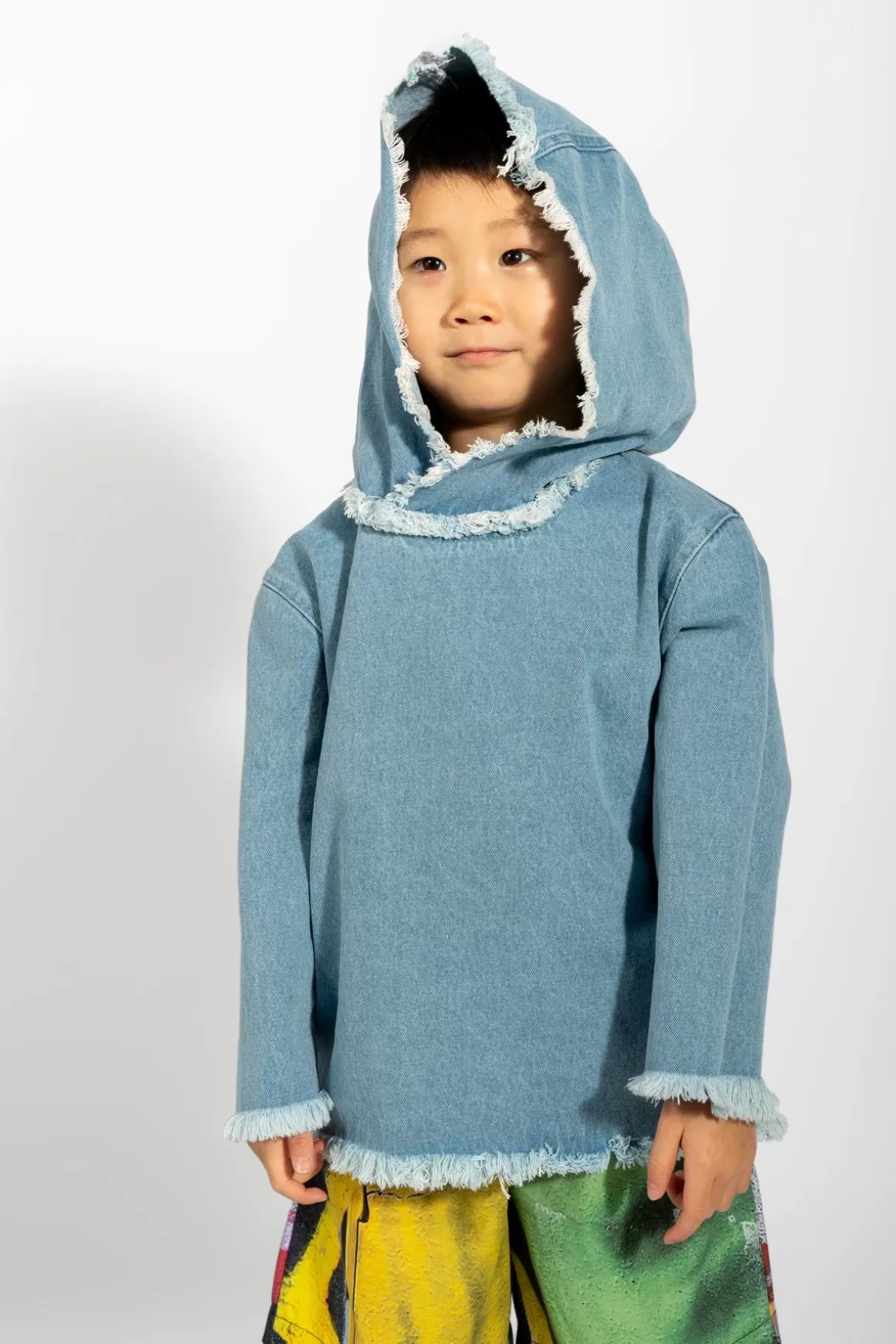 Shop DENIM CLASSIC HOODIE Kids TOPS | OUTERWEAR